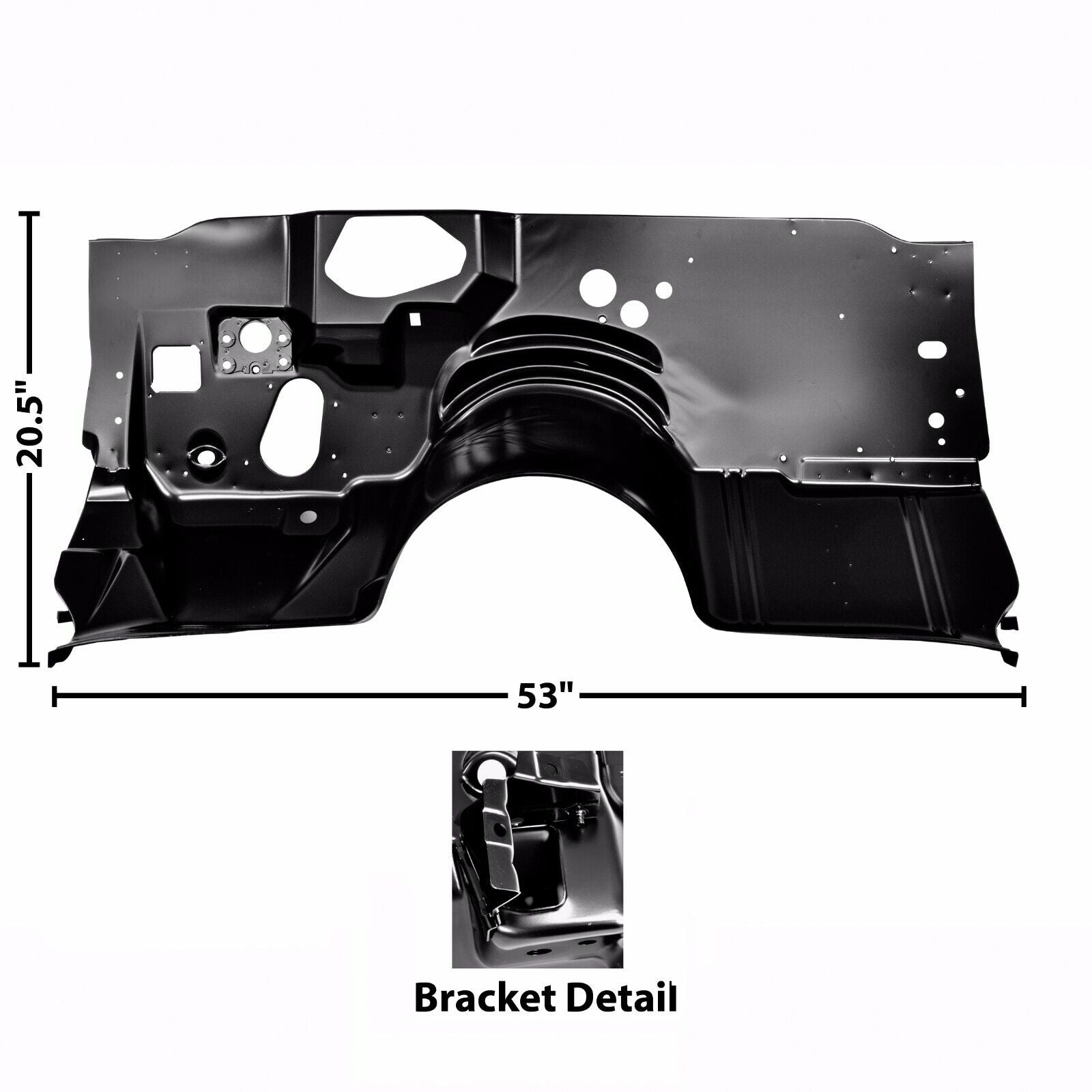 1978~1981 Firebird Trans Am Firewall Heater Delete EDP Coated Steel Dynacorn NEW