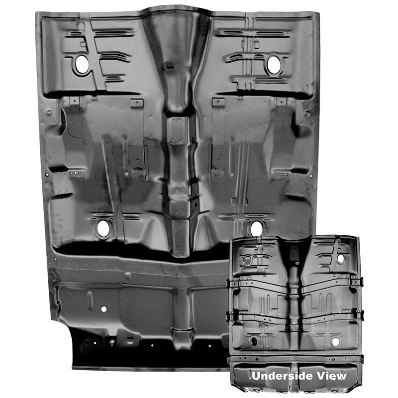 FLOOR PAN COMPLETE W/REARSEAT PAN/ALL BRACES 1968-69 CHEVELLE/GTO