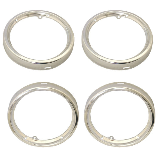 FRONT HEADLAMP BEZEL 1964 CHEVROLET IMPALA 4 PCS SET