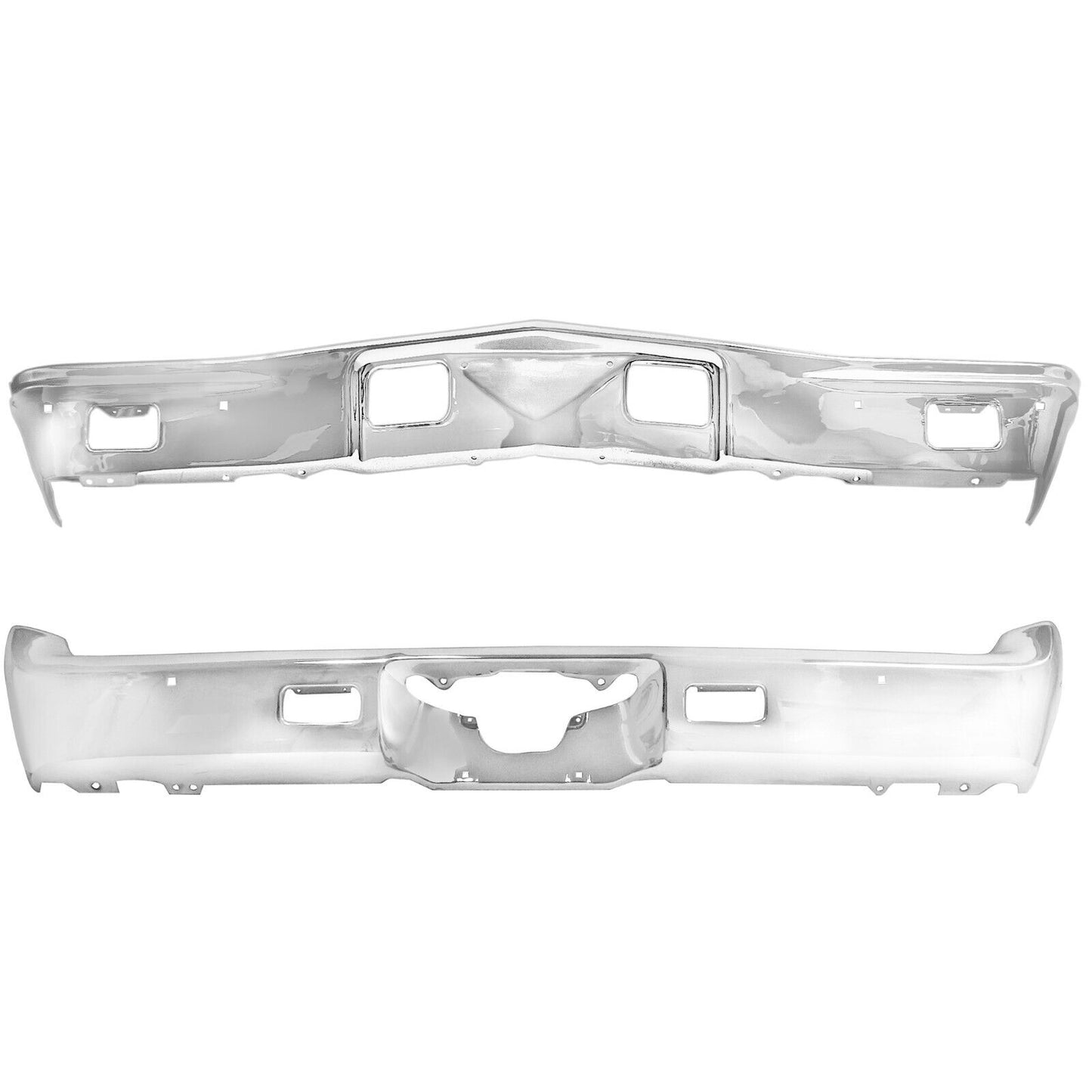 1968 El Camino Bumper Front+Rear Premium Chrome Metal Dyancorn