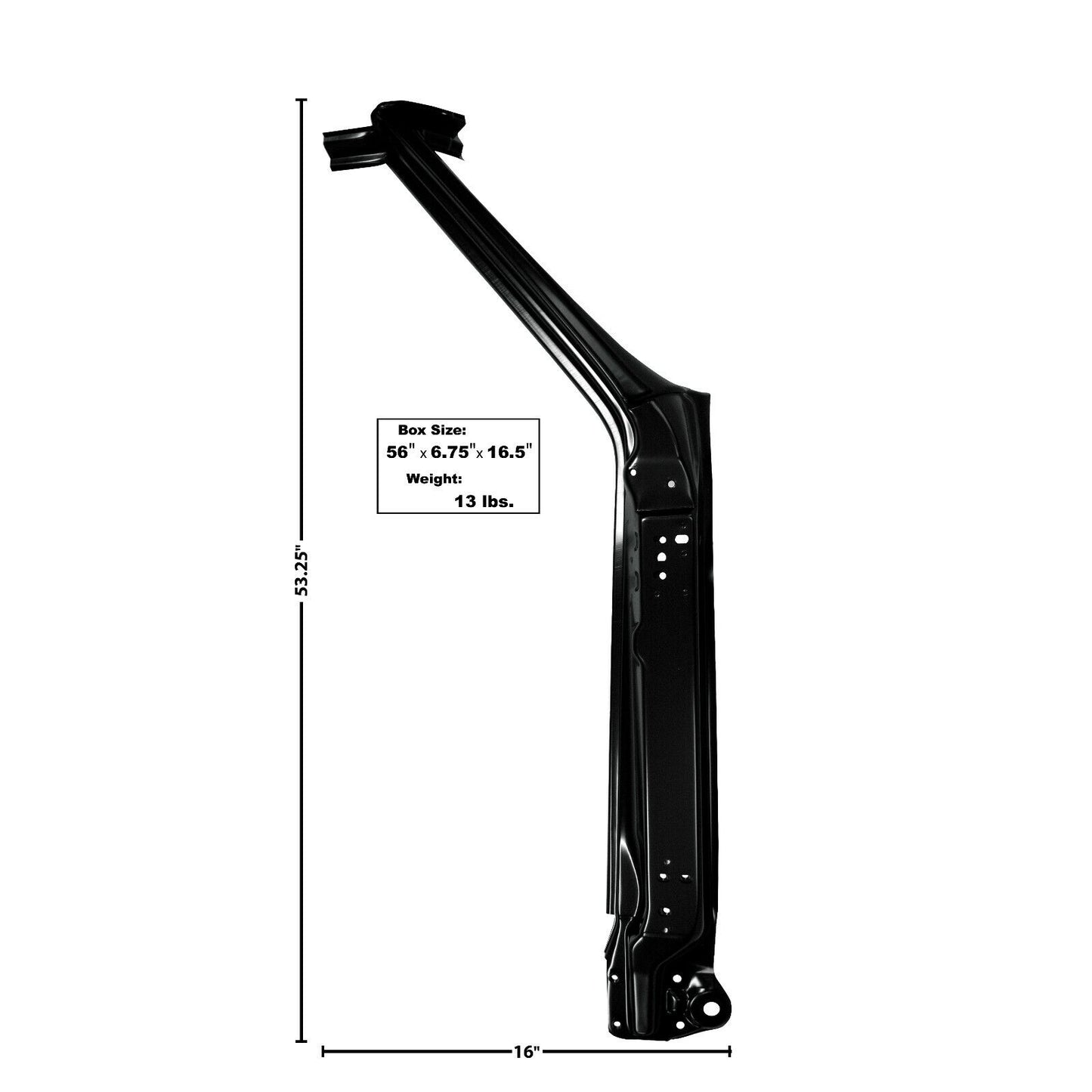 1967~1972 Chevy Pickup Truck Door Pillar Outer Right Side EDP Steel Dynacorn