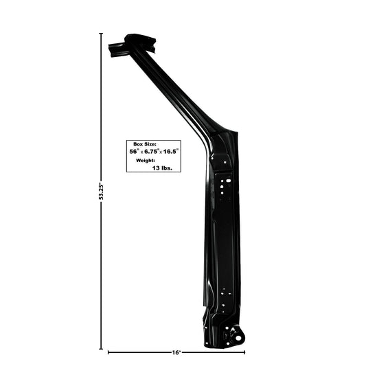 1967~1972 Chevy Pickup Truck Door Pillar Outer Right Side EDP Steel Dynacorn