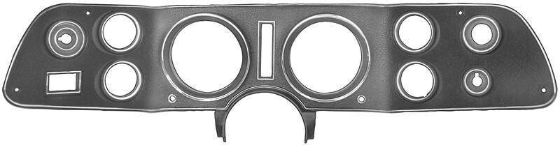 DASH CARRIER ASSEMBLY W/CHROME TRIM 1970-1972 CHEVROLET CAMARO