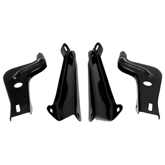 1966 1967 66 67 Pontiac GTO Front Bumper Bracket 4 PCS Set