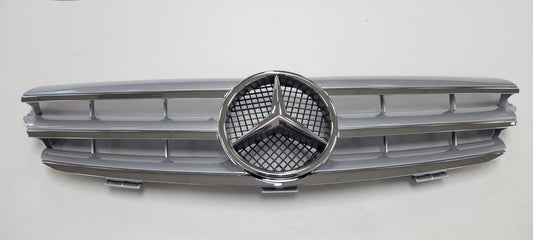 Mercedes W209 CLK CLK500 CLK320 Silver Grille 2003 2004 2005 2006 2007 2008 2009