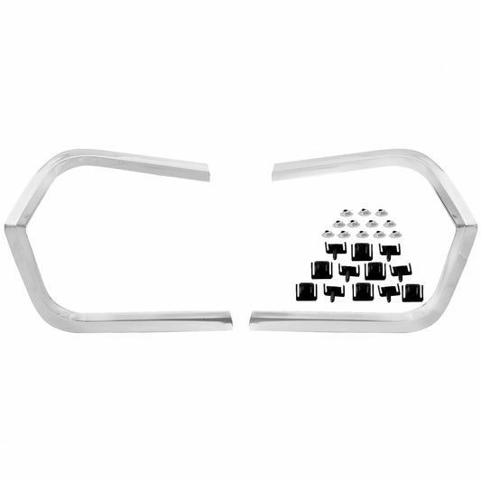 1963 63 Chevy Impala Rear Quarter Panel Corner Cove Moldings RH+LH  NEW Dynacorn