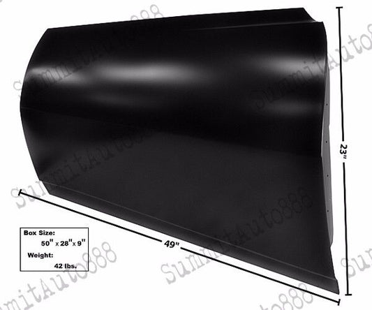 1968 Camaro Firebird Door Shell RH (No Holes for Door Handles, Locks, Mirror)