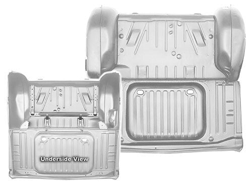 TRUNK FLOOR ASSEMBLY W/SHELF PAN / WHEELHOUSES 1963 IMPALA