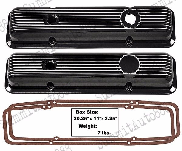 Camaro Chevelle Nova Valve Covers Painted Aluminum w/ Gaskets small block LT1 
