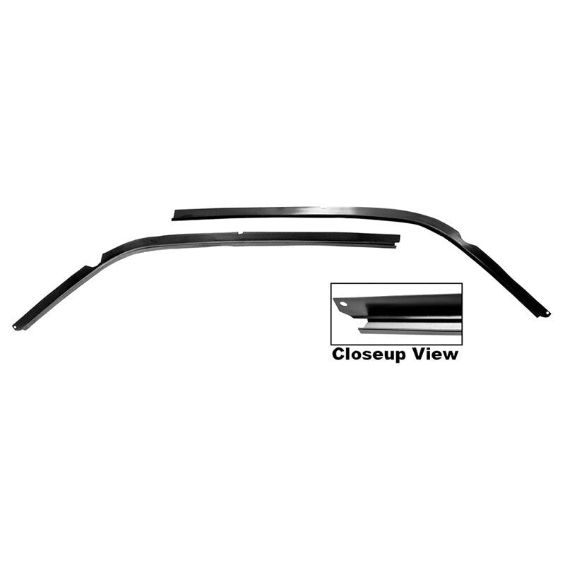 ROOF DRIP RAIL 1967-1969 PAIR CHEVROLET CAMARO/FIREBIRD