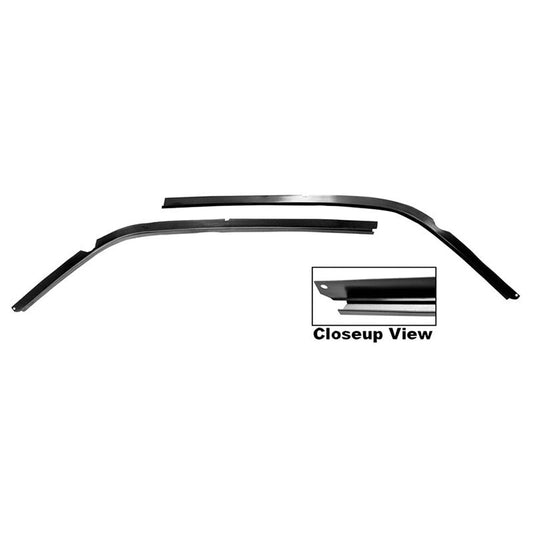 ROOF DRIP RAIL 1967-1969 PAIR CHEVROLET CAMARO/FIREBIRD