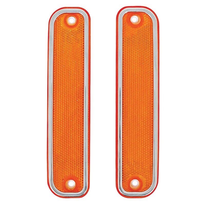 TRUCK MARKER LAMP (AMBER) W/TRIM 1973-91 CHEVROLET TRUCK /BLAZER/SUB/JIMMY