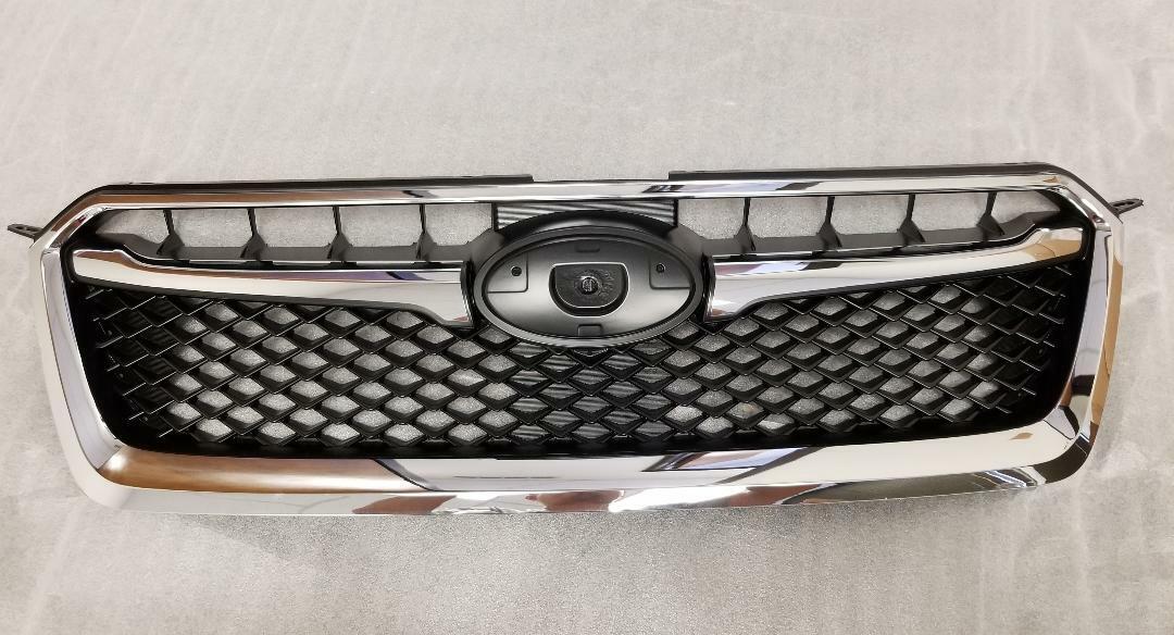 Fits Completed Front Grille Grill Assembly 15 16 Subaru Impreza w/ Trim Molding