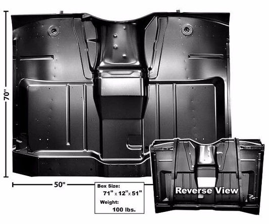 1964 1965 1966 64 65 66 Chevy Pickup PU Truck Cab Floor Pan Complete EDP Steel