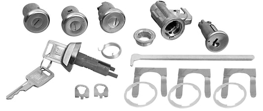 Ignition, Door, Glovebox & Trunk Lock Kit 1968 chevroletChevelle, Chevy II/Nova