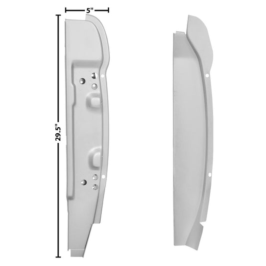 1968~1977 Ford Bronco Door Post A Pillar Right Side Weld Through Primer 2 PCS