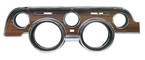 INSTRUMENT BEZEL WOOD GRAIN 1968 MUSTANG W/O LENS