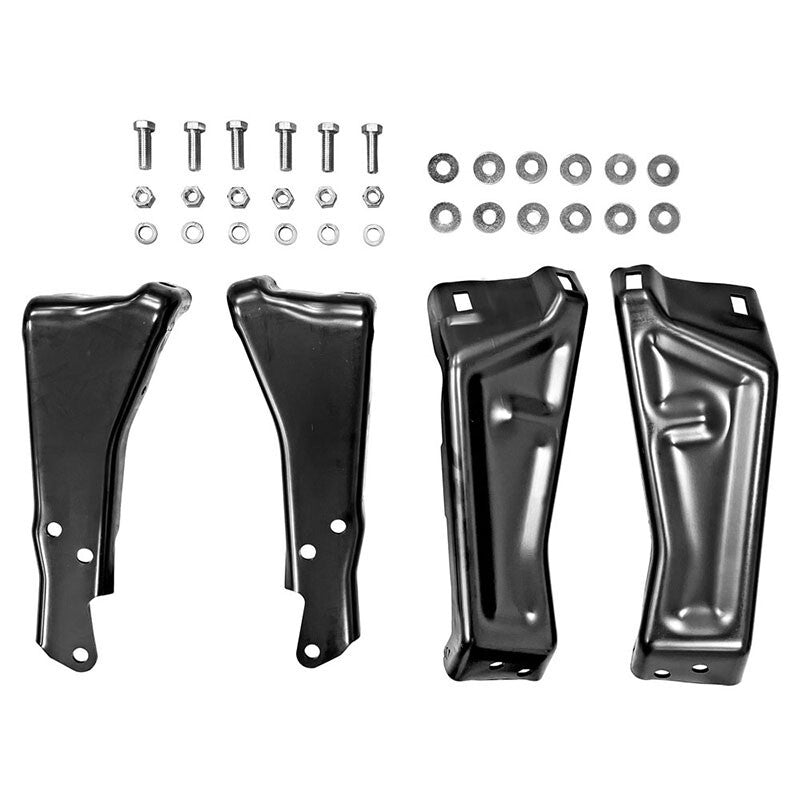 BUMPER /REAR BRACKET 1981-87 CHEVY TRUCK 4PCS