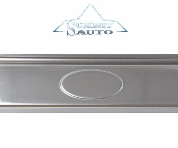 64 65 66 67 Chevelle El Camino GTO STAINLESS Sill Scuff Plates Fisher Decal Pair