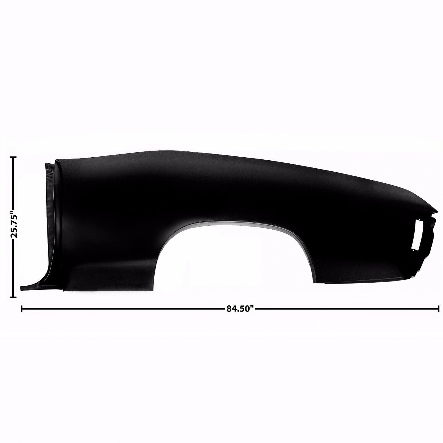 1970~1972 Chevelle Full Quarter Panel Convertible Left Side EDP Steel Dynacorn