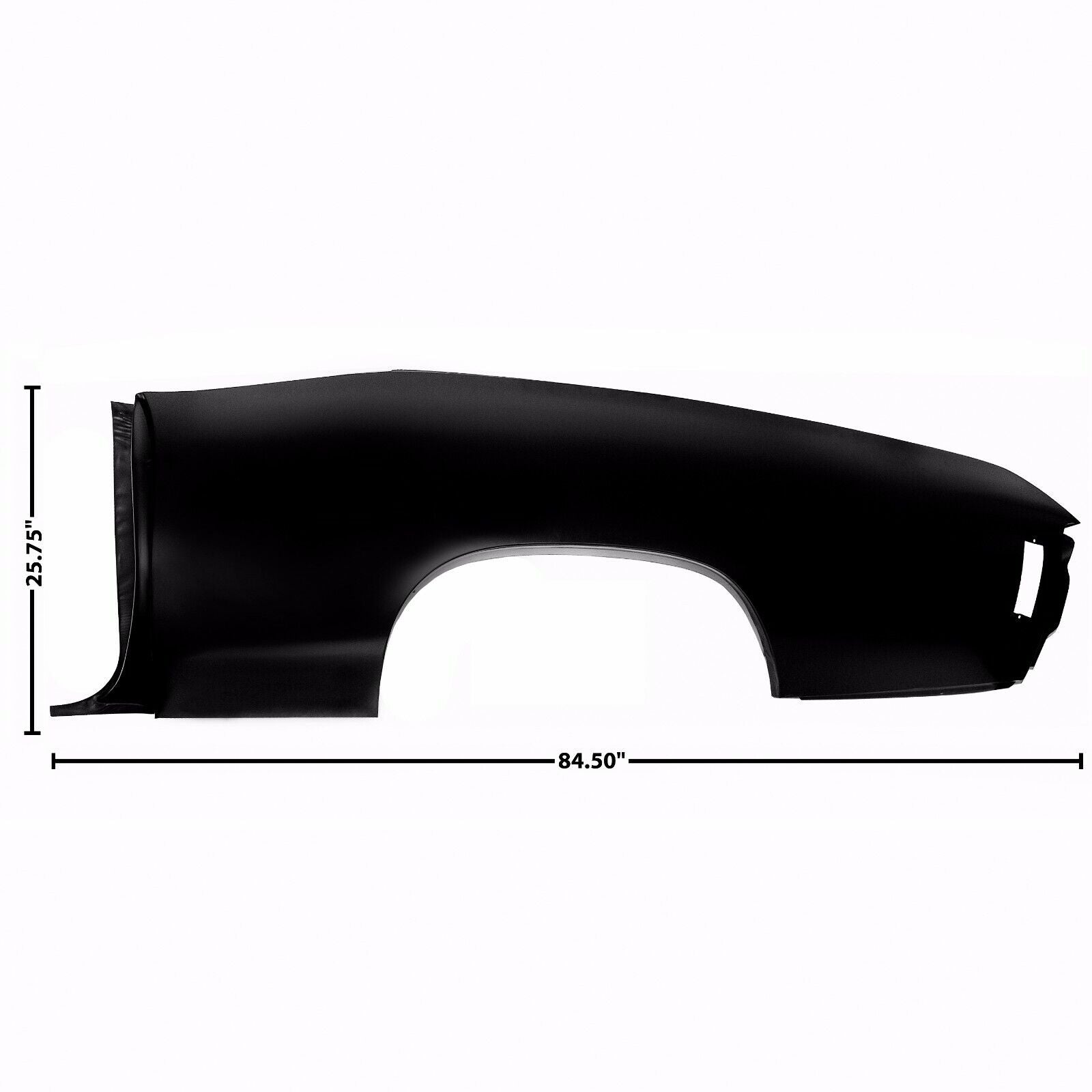 1970~1972 Chevelle Full Quarter Panel Convertible Left Side EDP Steel Dynacorn