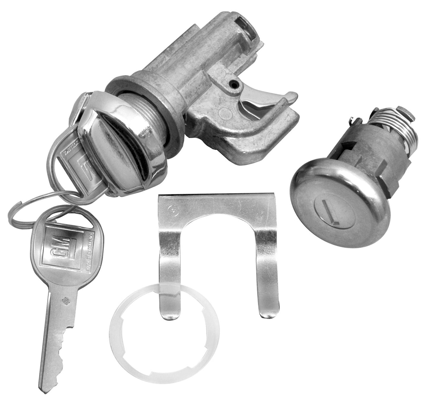 LOCK KIT -GLOVE BOX & TRUNK (LATER) 70-75 PONTIAC GTO