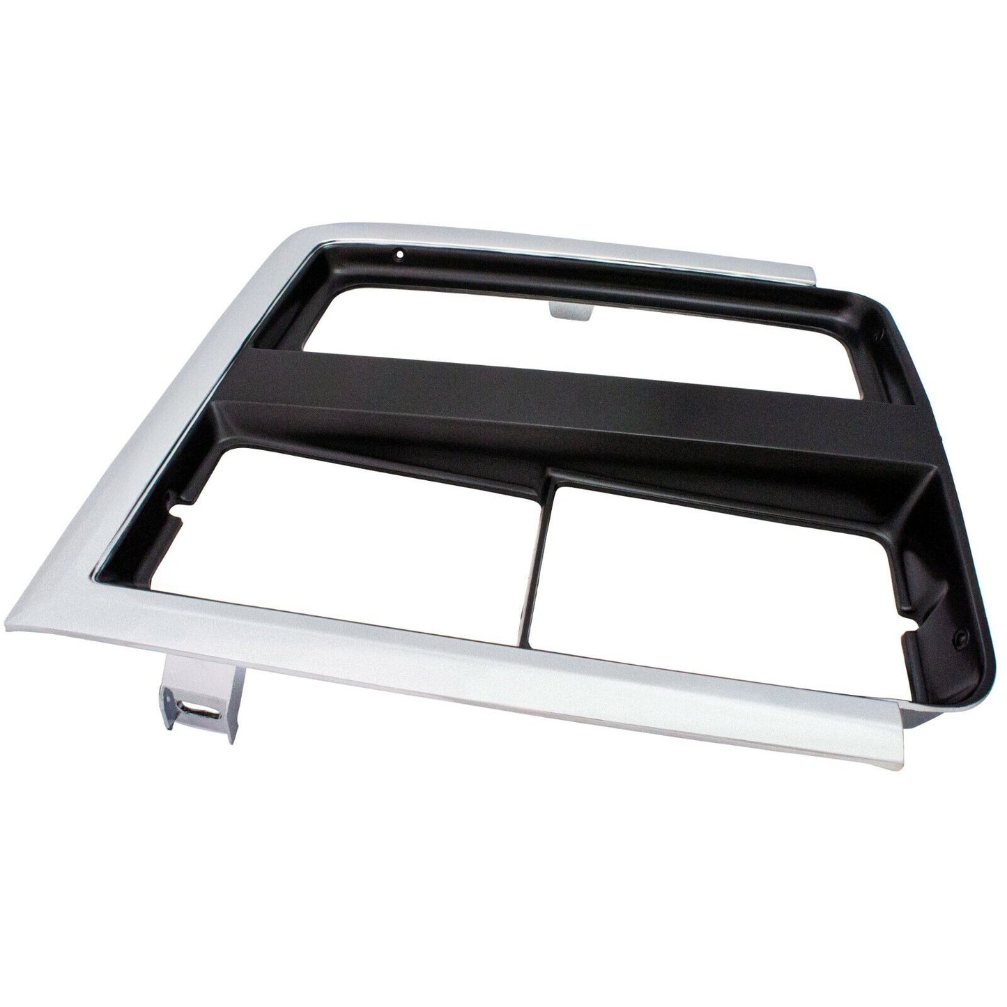 1989 ~ 1991 Chevy PU Jimmy Chrome/Black Headlamp Door Dual Rect Left Side 