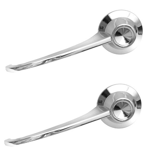 Door Handles Inside Clip Style / Pair 2 Pieces 1964 ~ 3/8/1965 Mustang Dynacorn