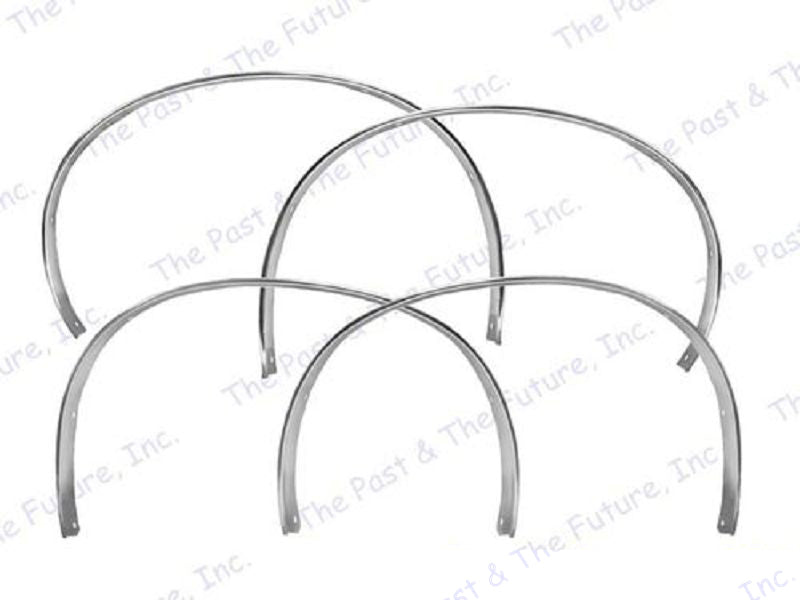 Front & Rear Wheel Well Opening Molding - Fastback - 4 PCS Set MSMG69-5P+7P