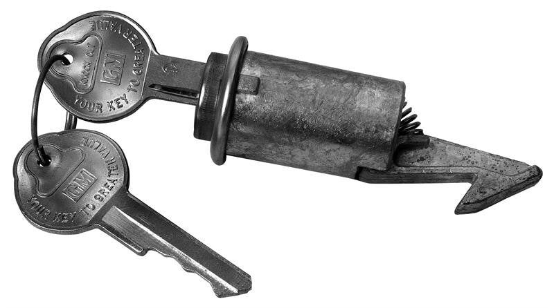 GLOVE BOX LOCK PEAR HEAD KEY ORIGINAL 1965 IMPALA