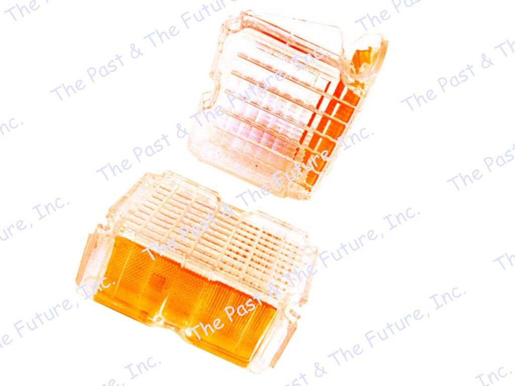 1972 72 Chevy Chevelle Parking Light Lamp Lens Clear 2 PCS CVPL72-3