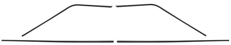 SIDE HEADLINE MOLDING 1964-65 CHEVELLE WAGON  4PCS
