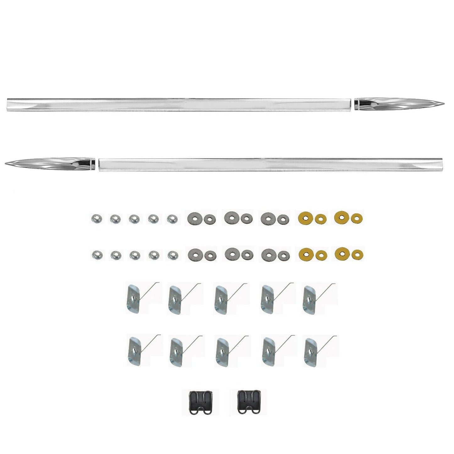 1962~1966 Chevy Pickup Truck Fender Molding & Front Point Molding Both Side 4PCS