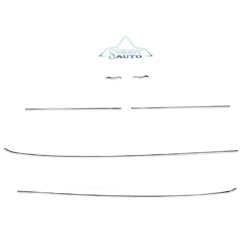 1968 1969 68 69 Chevy Chevelle Drip Rail Moldings / 6 Pieces 