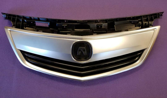 Fits NEW ACURA TL 12 13 14 Front Upper Grill Grille Satin Finished w/ MOULDING