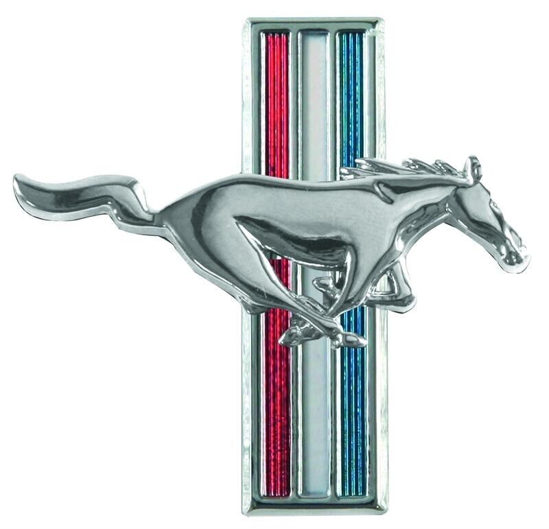 EMBLEM RUNNING HORSE MUSTANG 1965-66 RH SIDE