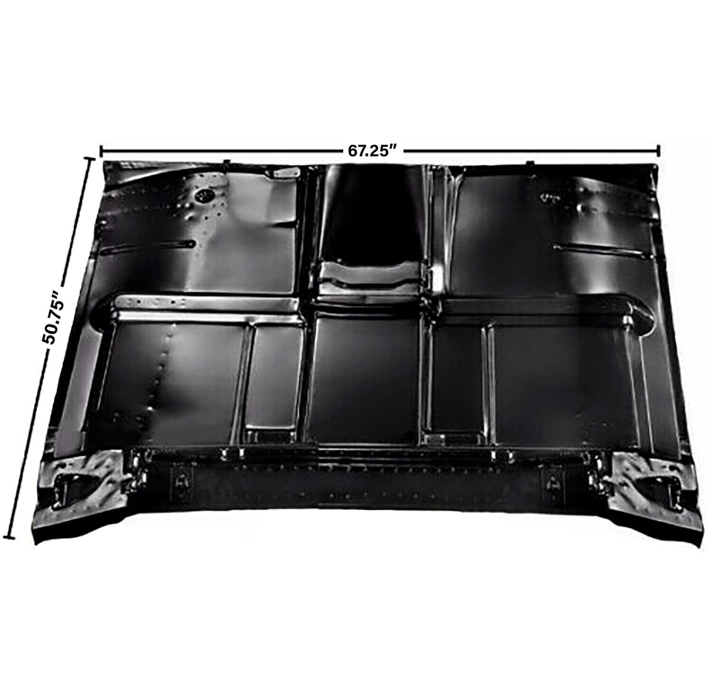 1967 68 69 70 71 1972 Chevy Truck Cab Floor Panel Complete w/Brace 2 Wheel Drive