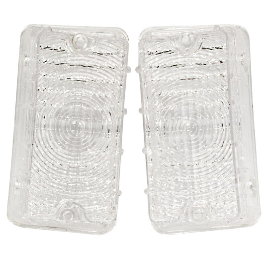 1970 70 Chevy Chevelle Parking Light Lamp Lens Pair Clear CVPL70-2