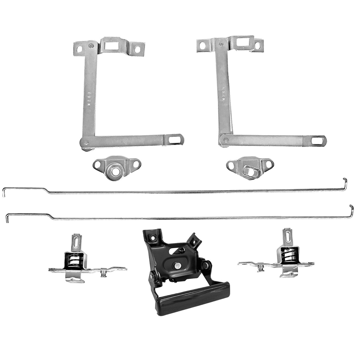 1981~1987 Chevy Truck Tailgate Latch Kit Linkage/Trunnion/Rods/Latches/Handle