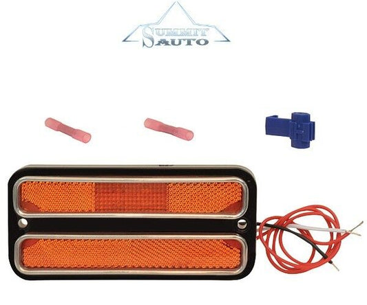 1968 68 70 71 72 Chevy Pickup Truck Front L.E.D. Side Marker Lamp Light Assembly