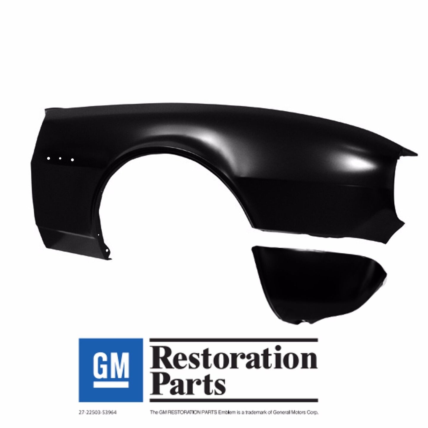 1967 Camaro Fender w/ Extension - Standard - Right Passenger Side EDP Dynacorn