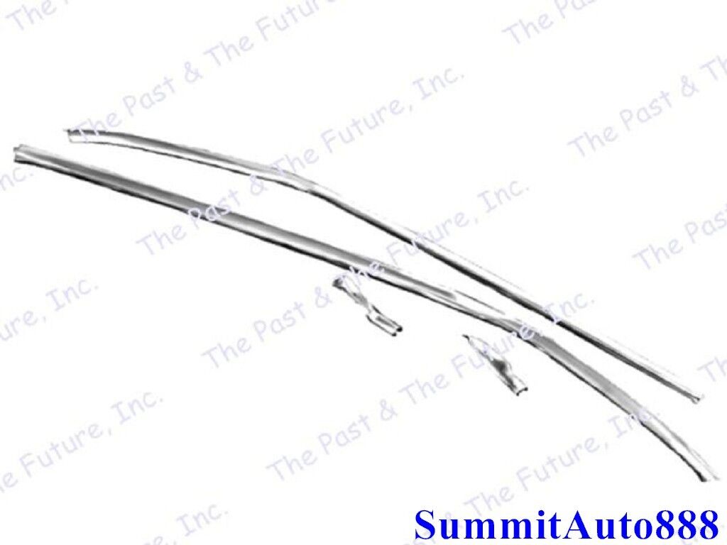 1966 1967 66 67 Chevy Chevelle Headliner Molding w/ Clips CVMG6667-8