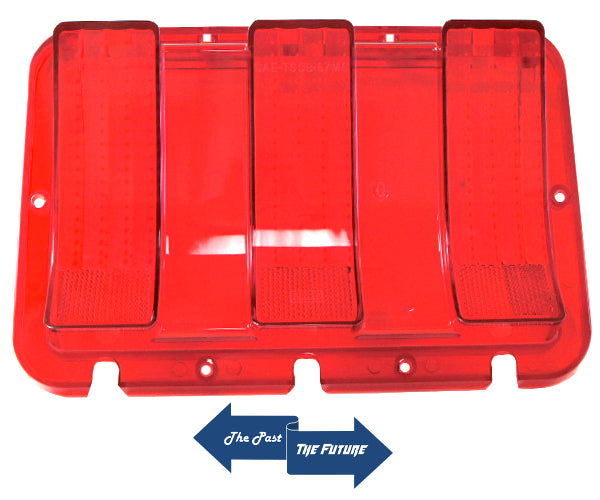 Tail Lamp Light Lens / Red / Each 1967 1968 Ford Mustang MSTL6768-3