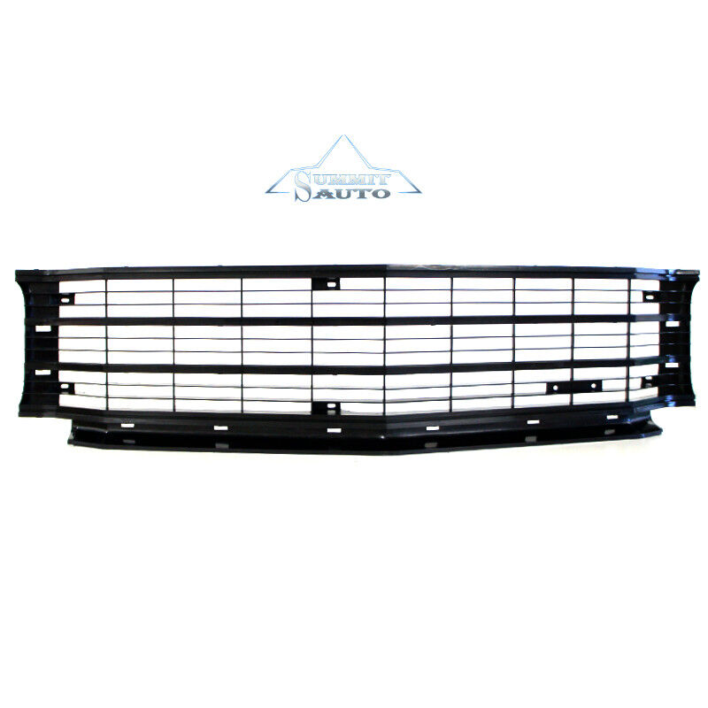 1972 72 Chevy Chevelle & El Camino Front Grille Grill Black w/o Molding Trim