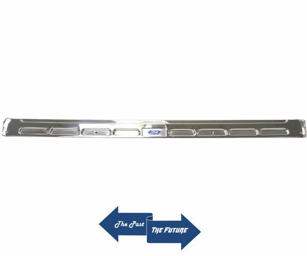 65 66 67 68 Ford Mustang Door Sill Scuff Plates w/ Ford Decals / Aluminum / Pair