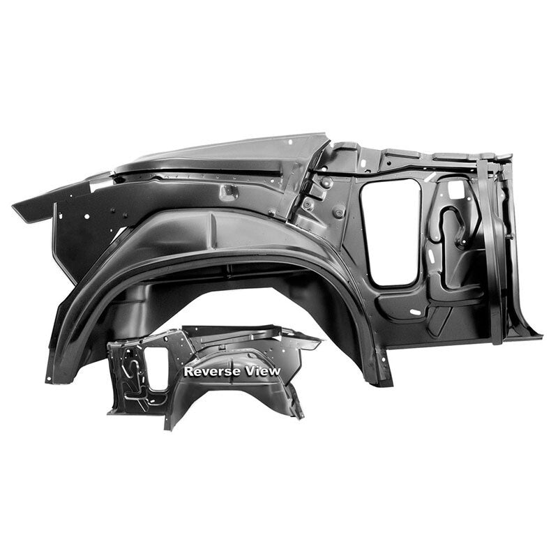 QUARTER WHEELHOUSE ASSEMBLY RH 1970-72 CONV CHEVELLE
