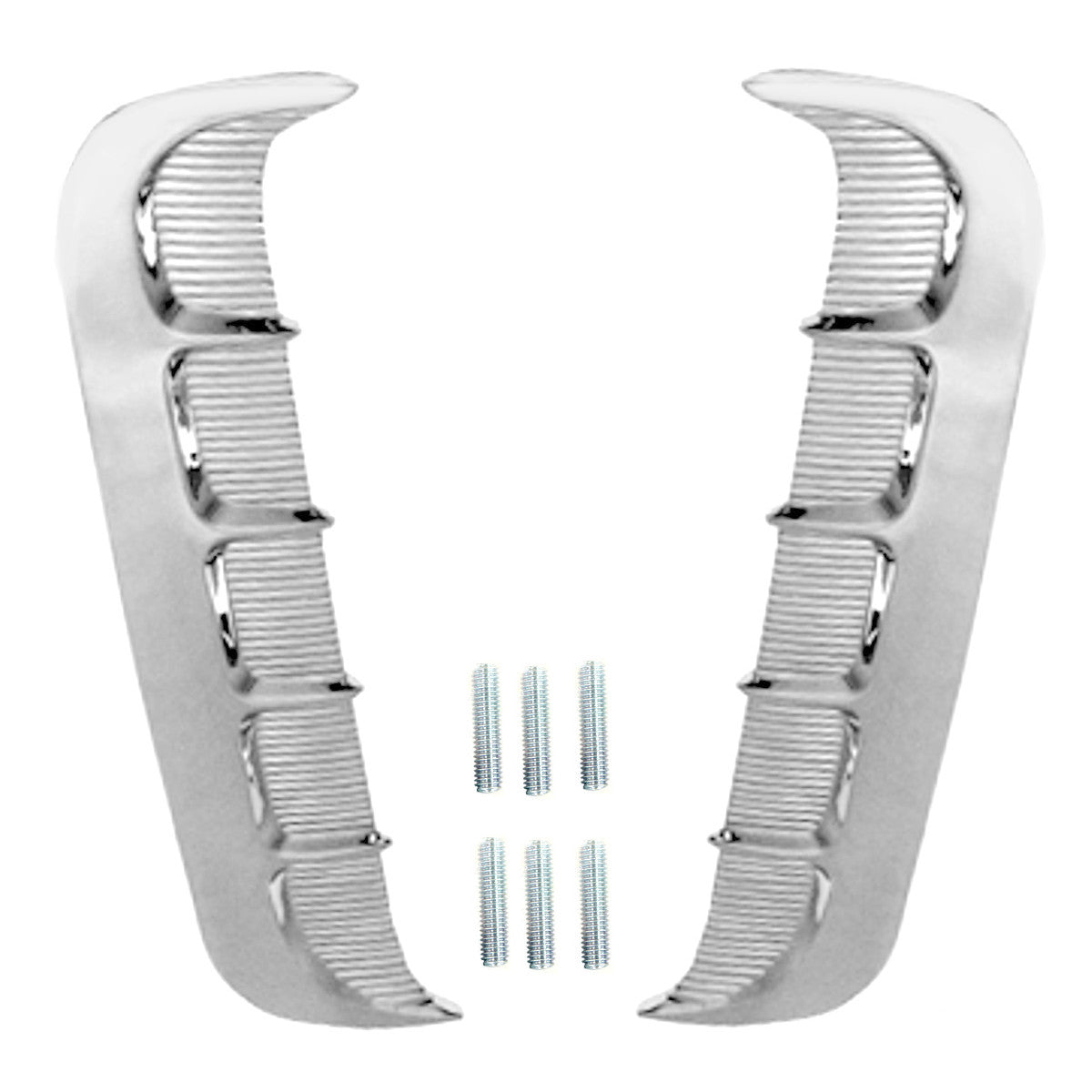 1965 Ford Mustang Quarter Panel Ornament Pair w/ Mounting Hardware