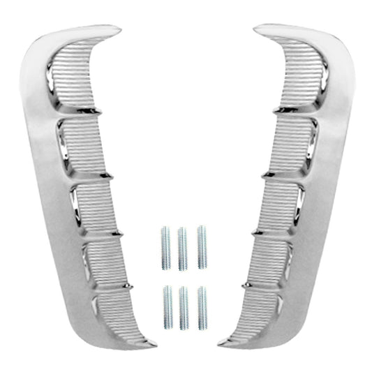 1965 Ford Mustang Quarter Panel Ornament Pair w/ Mounting Hardware