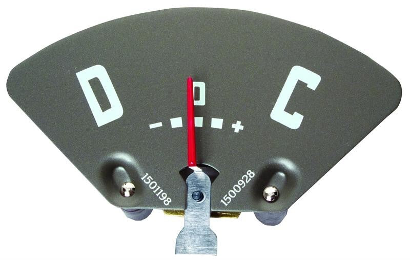 BATTERY AMP METER GAUGE 1947-49 CHEVROLET TRUCK RED NEEDLE
