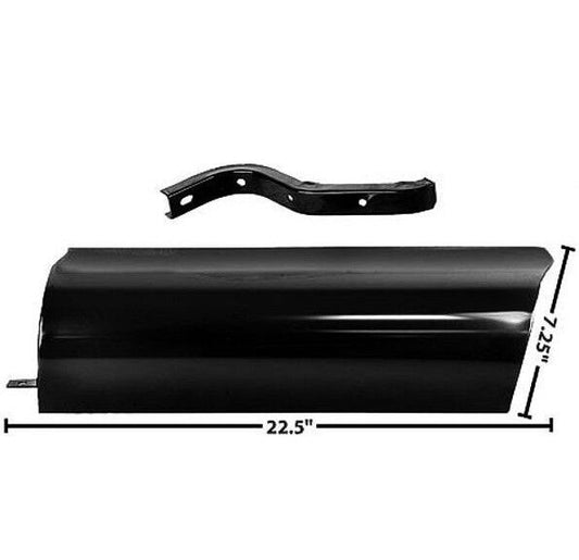 1947-53 Chevy Pickup Truck Running Board Bedside Apron Short Bed Left Side Dii